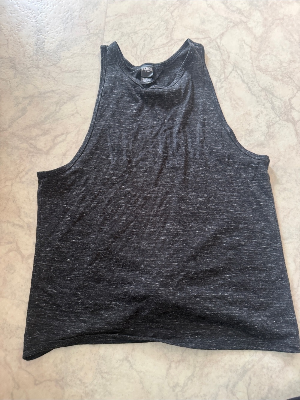 Victoria's Secret Black Heather Racerback Tank